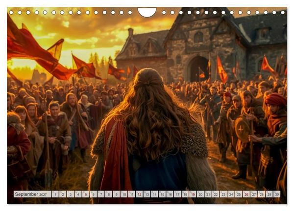 Produktbild: Beowulf &ndash; Die Saga des Drachenbezwingers (Wandkalender 2027 DIN A4 quer), CALVENDO Monatskalender
