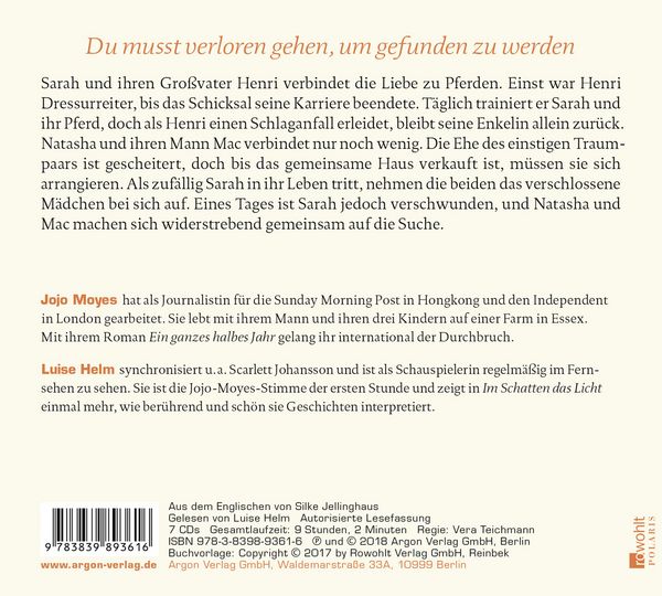 Produktbild: Im Schatten das Licht