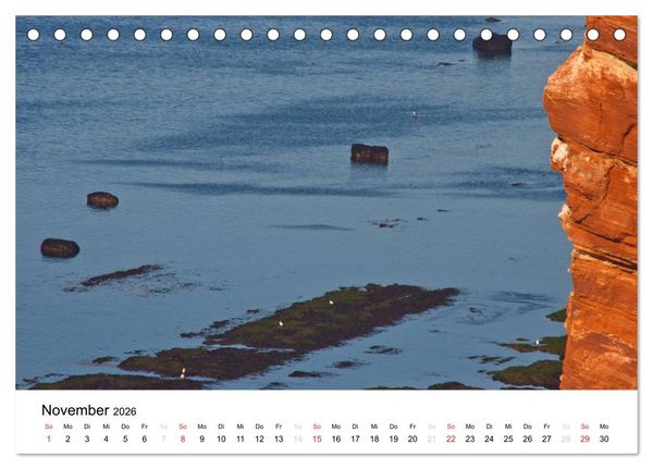 Produktbild: Helgoland (Tischkalender 2026 DIN A5 quer), CALVENDO Monatskalender