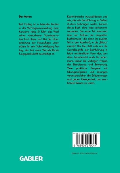 Produktbild: Buchf&uuml;hrung und Bilanz