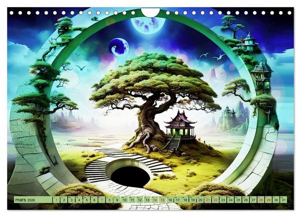 Produktbild: Des Portes imaginaires (Calendrier mural 2026 DIN A4 vertical), CALVENDO calendrier mensuel