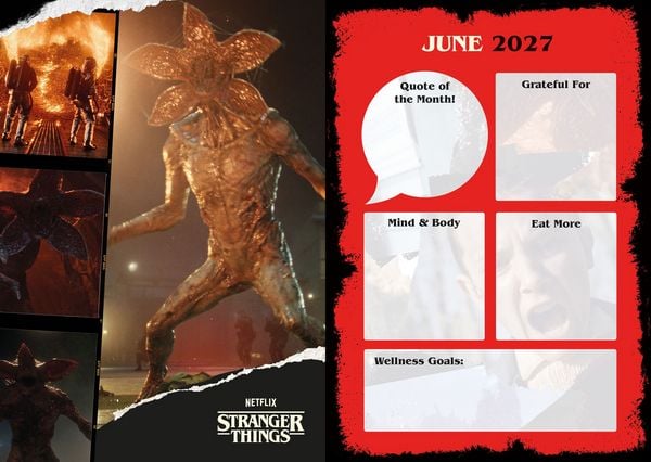 Produktbild: Stranger Things &ndash; A5-Tischkalender 2027