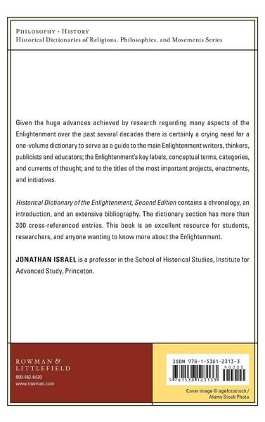 Produktbild: Historical Dictionary of the Enlightenment
