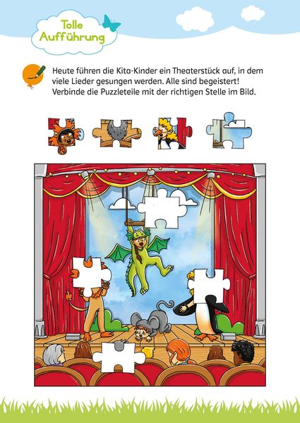 Produktbild: Klett Mein gro&szlig;er bunter Vorschul-R&auml;tselblock