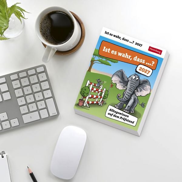 Produktbild: Ist es wahr, dass ...? Tagesabrei&szlig;kalender 2027 - Alltagswissen auf dem Pr&uuml;fstand