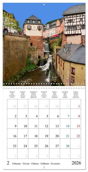 Produktbild: Worth a Visit - Romantic Cities in Germany (Wall Calendar 2026 12 &times; 12 Inch) CALVENDO 12 Month Wall Calendar