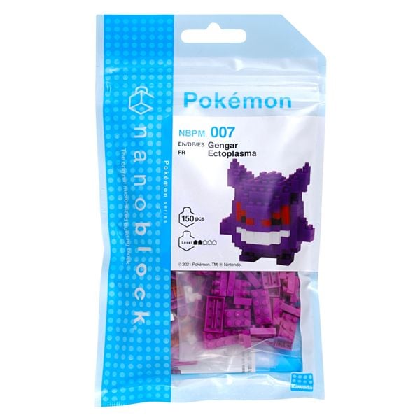 Produktbild: Pokemon Gengar Ectoplasma // Mini series NANOBLOCK, Mini-Bausatz, 3D-Puzzle