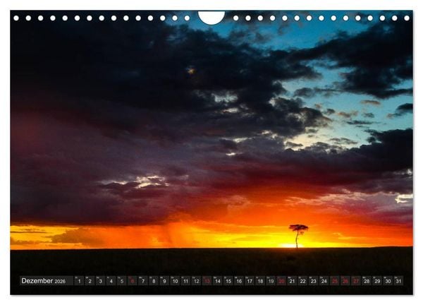 Produktbild: Kenia 2026 (Wandkalender 2026 DIN A4 quer), CALVENDO Monatskalender
