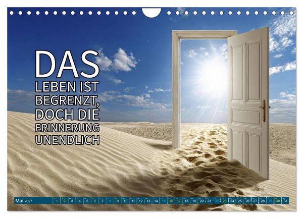 Produktbild: Trost - in stillen Momenten (Wandkalender 2027 DIN A4 quer), CALVENDO Monatskalender