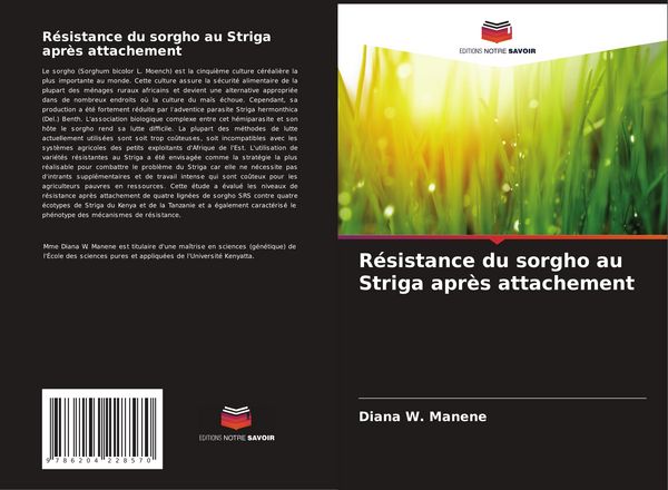 Produktbild: R&eacute;sistance du sorgho au Striga apr&egrave;s attachement