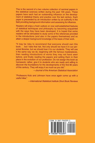 Produktbild: Breakthroughs in Statistics