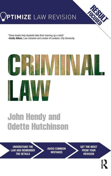 Produktbild: Optimize Criminal Law