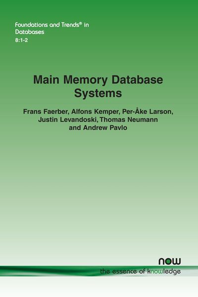 Produktbild: Main Memory Database Systems