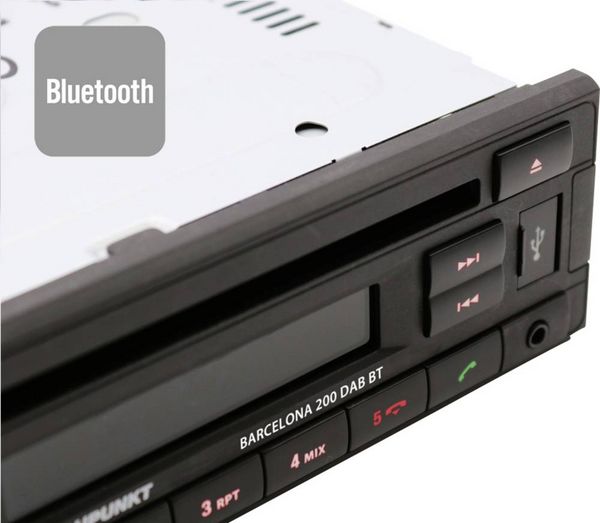 Produktbild: Blaupunkt Barcelona 200 DAB BT Autoradio Bluetooth&reg;-Freisprecheinrichtung, DAB+ Tuner