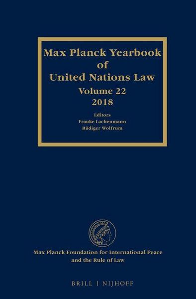 Produktbild: Max Planck Yearbook of United Nations Law, Volume 22 (2018)