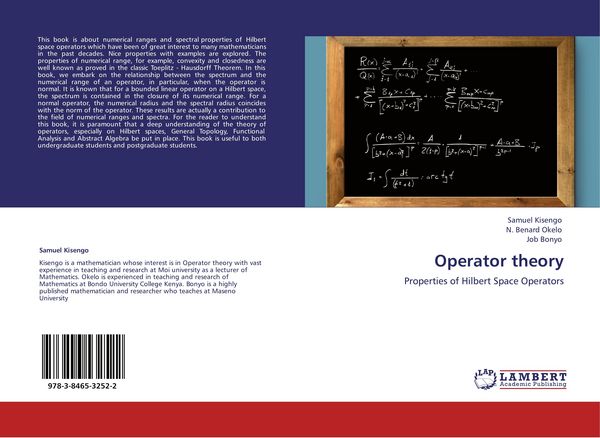 Produktbild: Operator theory