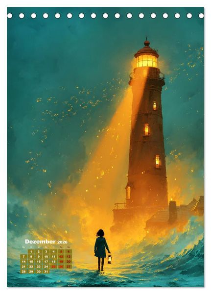 Produktbild: Worlds Unwritten (Tischkalender 2026 DIN A5 hoch), CALVENDO Monatskalender