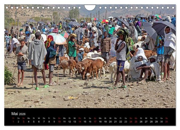 Produktbild: Landleben in &Auml;thiopien (Wandkalender 2026 DIN A4 quer), CALVENDO Monatskalender