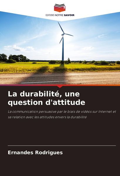 Produktbild: La durabilit&eacute;, une question d'attitude