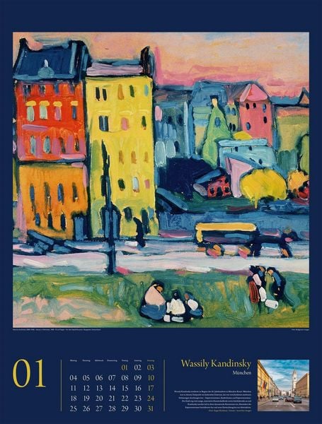 Produktbild: KunstGeschichten Kalender 2027 | Meisterwerke und die Orte ihrer Inspiration