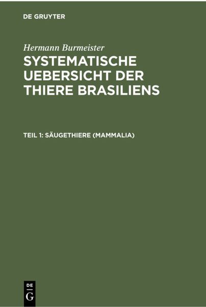 Produktbild: S&auml;ugethiere (Mammalia)