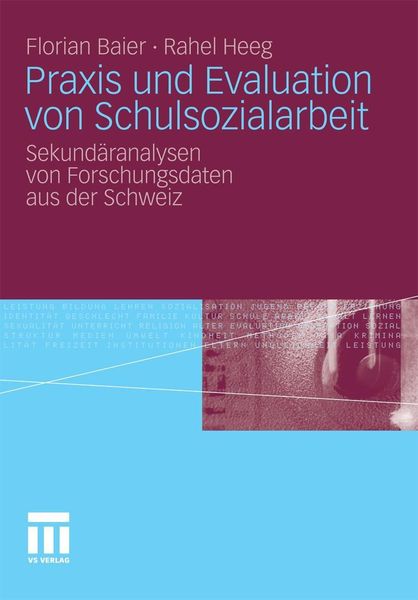 Produktbild: Praxis und Evaluation von Schulsozialarbeit