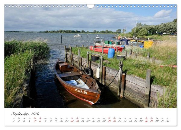 Produktbild: Maasholm - der Fischerort an Schlei und Ostsee (Wandkalender 2026 DIN A3 quer), CALVENDO Monatskalender