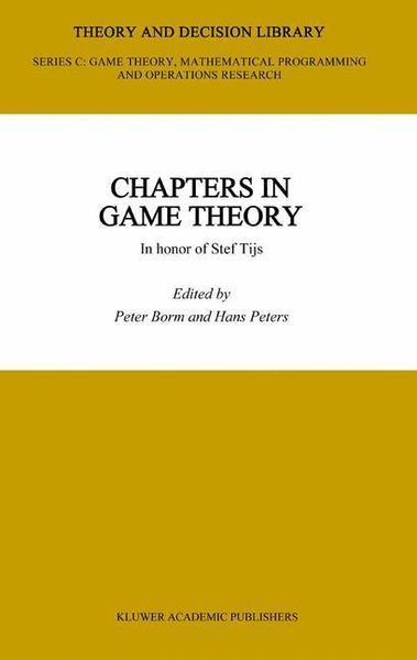 Produktbild: Chapters in Game Theory