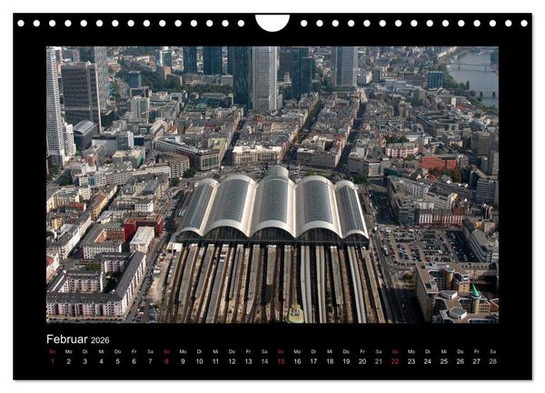 Produktbild: &uuml;ber den D&auml;chern von FRANKFURT (Wandkalender 2026 DIN A4 quer), CALVENDO Monatskalender