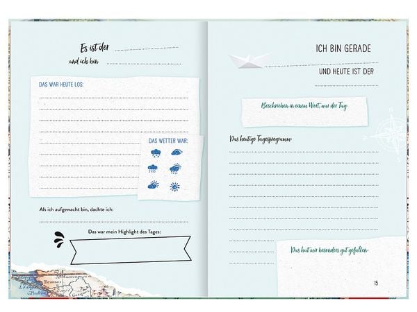 Produktbild: Reisetagebuch Go & discover the world