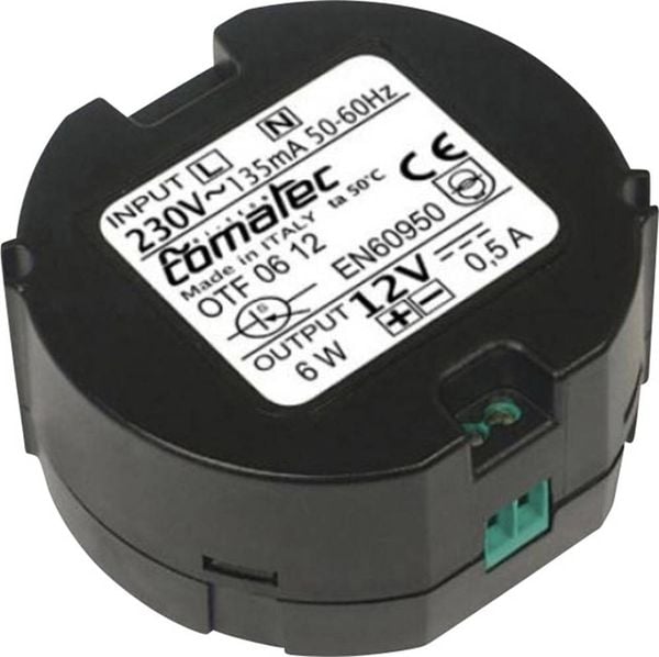 Comatec OTF/06.12RA Netzteil / Stromversorgung 12 V/DC 0.5A 6W