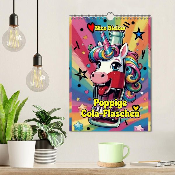 Produktbild: Poppige Cola-Flaschen (Wandkalender 2027 DIN A4 hoch), CALVENDO Monatskalender