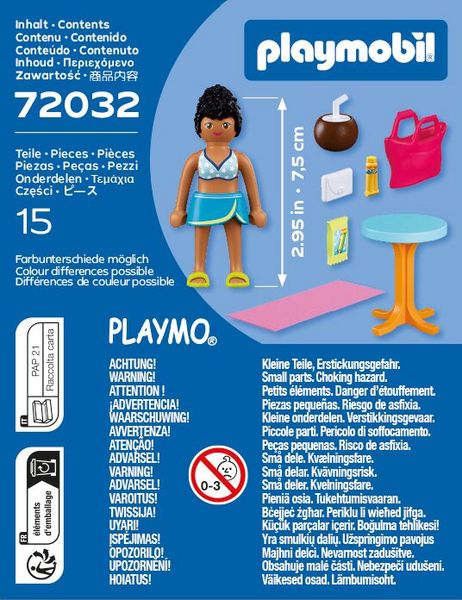 Produktbild: PLAYMOBIL 72032 Urlauberin