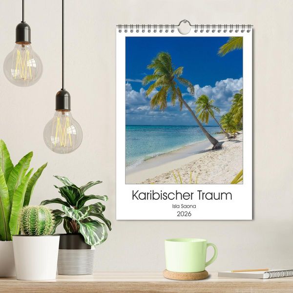 Produktbild: Karibischer Traum Isla Saona (Wandkalender 2026 DIN A4 hoch), CALVENDO Monatskalender