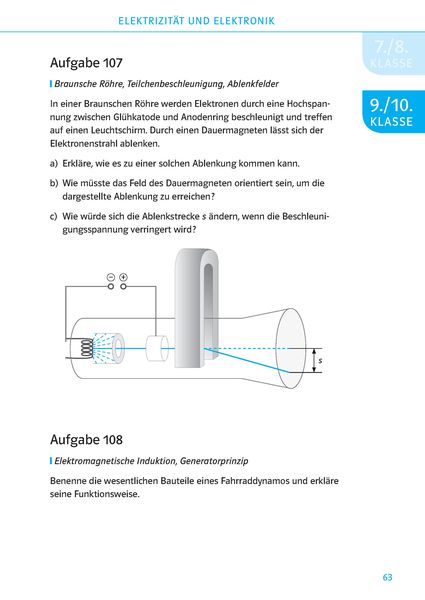 Produktbild: Klett 200 Physik&uuml;bungen wie in der Schule Klasse 7 - 10