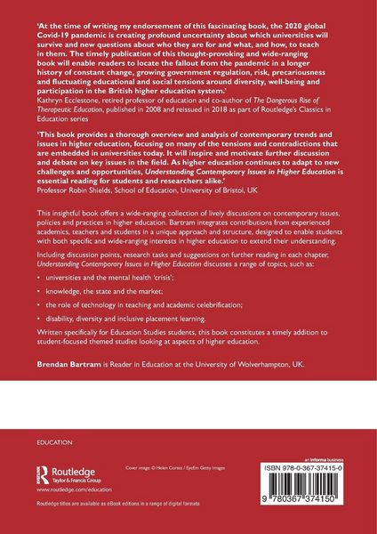 Produktbild: Understanding Contemporary Issues in Higher Education