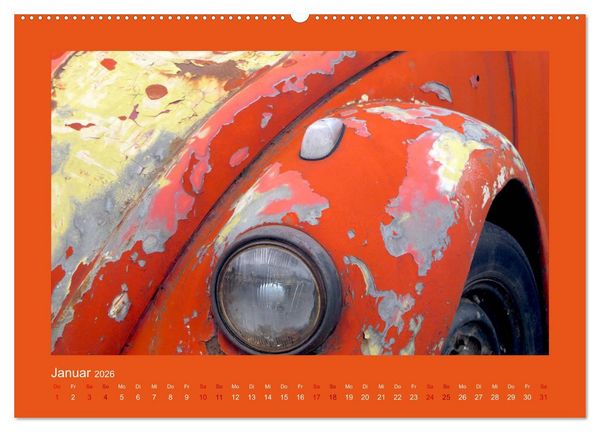 Produktbild: Vergessene Sch&auml;tze - Oldtimer auf Schrottpl&auml;tzen (Wandkalender 2026 DIN A2 quer), CALVENDO Monatskalender