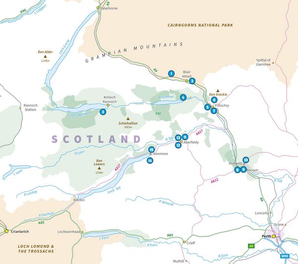 Produktbild: 15 Short Walks in Perthshire North - Pitlochry, Aberfeldy and Dunkeld
