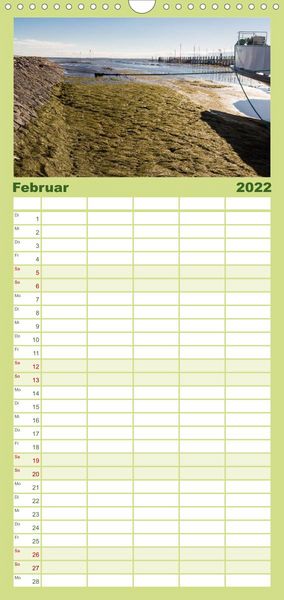 Produktbild: Familienplaner Pellworm 2022 (Wandkalender 2022 , 21 cm x 45 cm, hoch)