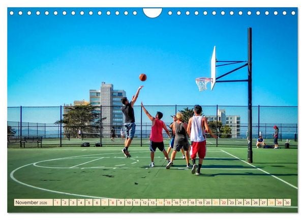 Produktbild: Basketball - so cool (Wandkalender 2026 DIN A4 quer), CALVENDO Monatskalender