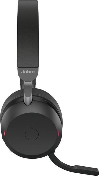 Produktbild: Jabra Evolve2 75 On Ear Headset Bluetooth&reg;, kabelgebunden Stereo Schwarz Mikrofon-Rauschunterdr&uuml;ckung Lautst&auml;rkeregelung