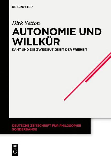 Produktbild: Autonomie und Willk&uuml;r