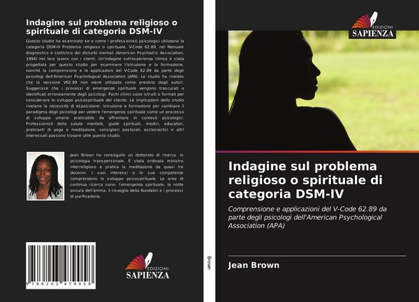 Produktbild: Indagine sul problema religioso o spirituale di categoria DSM-IV