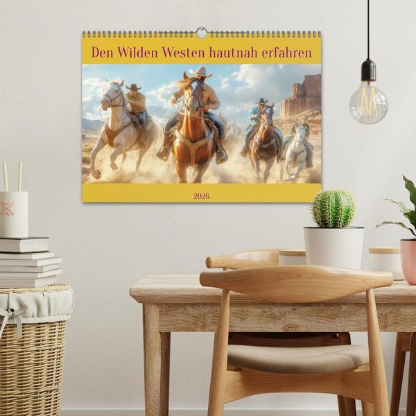 Produktbild: Den Wilden Westen hautnah erfahren (Wandkalender 2026 DIN A3 quer), CALVENDO Monatskalender