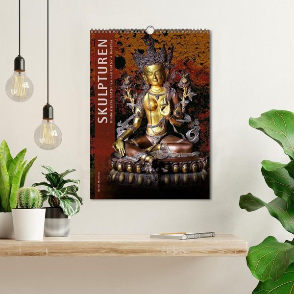 Produktbild: SKULPTUREN Hinduistische G&ouml;ttinnen und G&ouml;tter &bull; Buddhas (Wandkalender 2026 DIN A3 hoch), CALVENDO Monatskalender
