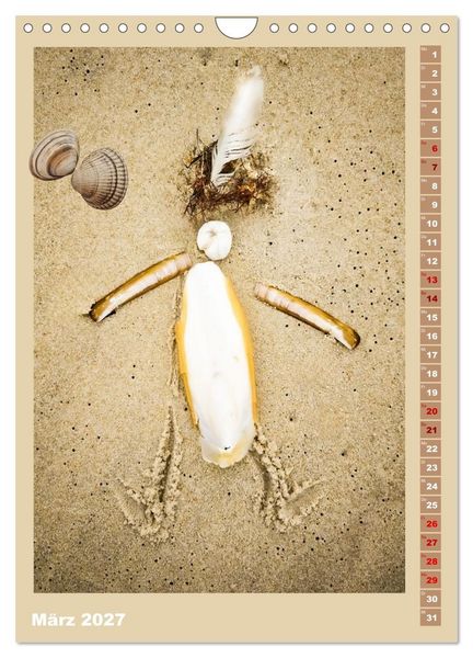 Produktbild: Strandgesellen (Wandkalender 2027 DIN A4 hoch), CALVENDO Monatskalender