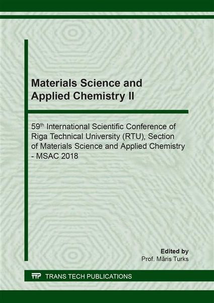 Produktbild: Materials Science and Applied Chemistry II