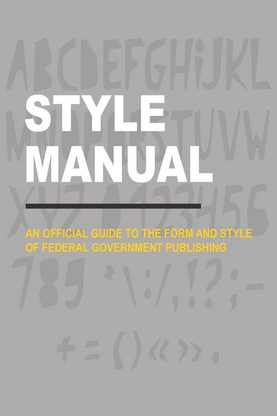 Produktbild: Style Manual