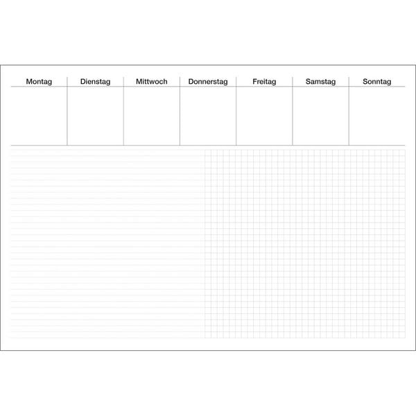 Produktbild: RNK Schreibtischunterlage Office kariert 60x42cm