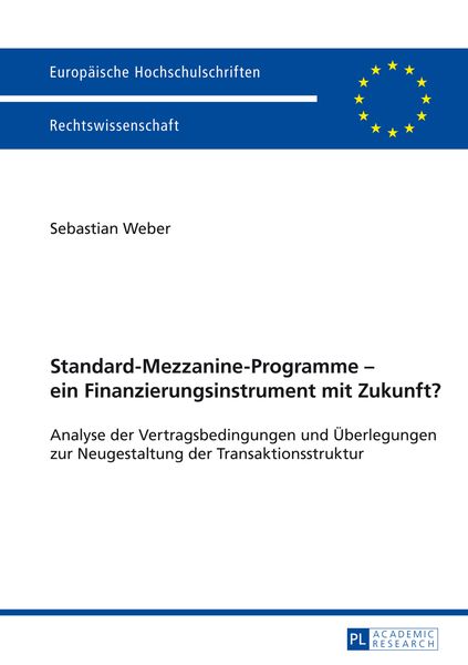 Produktbild: Standard-Mezzanine-Programme &ndash; ein Finanzierungsinstrument mit Zukunft?
